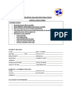 Helping Hand Application Form