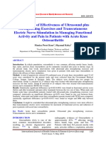 Comparison of Effectiveness of Ultrasoun