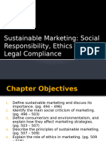 Chapter 15 - Marketing Ethics, Social Responsibility and Legal Compliance