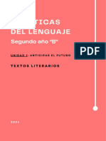 Cuadernillo de Textos Literarios Del Primer Cuatrimestre - Prácticas Del Lenguaje - Segundo Año 2024