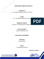 Caballero Castillo - L.E. - 4B - Patología Y Enfermería Medico Quirúrgica - Técnicas y Procedimientos Quirúrgicos