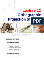 Lecture 12 Orthographic Projection of Lines Updated