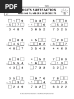 Substraction Set 22