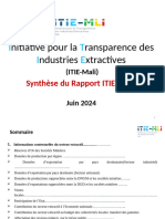 Synthèse Du Rapport ITIE 2022