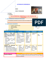 D3 A1 SESIÓN CT. Los Artefactos Eléctricos y Sus Niveles de Consumo