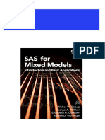 Get SAS For Mixed Models Introduction and Basic Applications Waleorge A. Milliken Elizabeth A. Claassen &amp Russell D. Wolfinger Free All Chapters