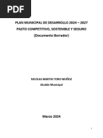 Plan Municipal de Desarrollo 2024 - 2027 N