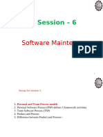 Session 6 - Software Maintenance