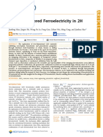 Mao Et Al 2024 Strain Engineered Ferroelectricity in 2h Bilayer Mos2