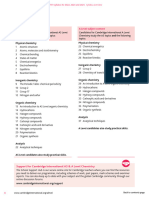 A Level Cambridge Chemistry Syllabus