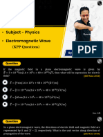 Electromagnetic Waves - KPP Questions Notes - Lakshya JEE 2025