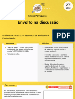 Envolto Na Discussão: Língua Portuguesa