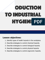 To Industrial Hygiene