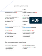 Verbes Courants Et Vocabulaire de Voyage