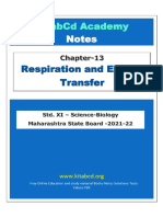 CH 13 Kitabcd MSB Class 11 Biology - Notes (S)