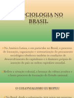 A Sociologia No Brasil