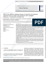 Clinical Nutrition: Randomized Control Trials