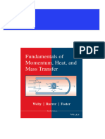 Fundamentals of Momentum Heat and Mass Transfer Download PDF