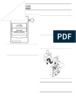 R002 278A-REL Double Action Manual Release Station Installation Sheet