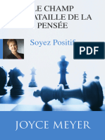 Le Champ de Bataille de La Pensée Soyez Positif Joyce Meyer