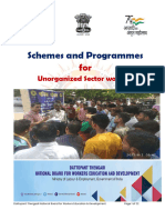 Schemes and Programmes For Unorganised Sector Workers - 68K8