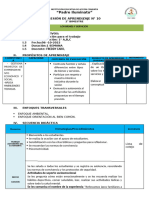 Sesión Sesion de Aprendizaje Los Bienes y Servicios