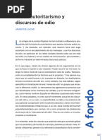 Autoritarismos y Discursos de Odio