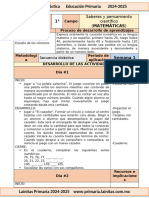 1er Grado Noviembre - 08 Matemáticas Planeación (2024-2025)