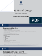 AE 401 Aircraft Design I Process Overview 07112023 - 1 - Rearranged