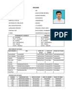 RESUME Alok Behera