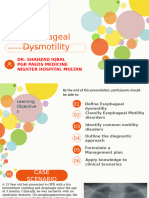 Esophageal Dysmotility 1