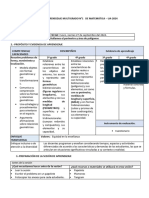 Sesión de Aprendizaje Multigrado