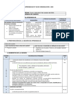 Sesión de Aprendizaje #6 Com.