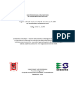 Maestria en Ecologia y Gestion de Ecosistemas Estrategicos - Descripcion