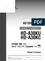 HD DVD Player: HD-A30KU HD-A30KC