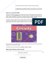 What Is A Circuit For Kids - Simple Circuit Board Info - Twinkl