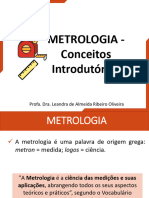 Metrologia - Conceitos Introdutórios