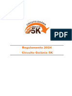 Regulamento 2024 Circuito Goiã Nia 5k 2 Ediã Ã o