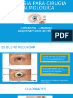 Anestesia para Cirugia Oftalmológica