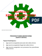 Perangkat Keselamatan Kerja (Safety Devices) & APD