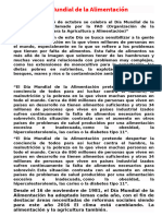 Día Mundial de La Alimentación