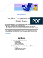 Cambios Comprehensive Credit Repair Guide