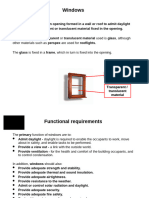 Lecture 8 - Windows & Doors