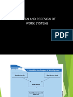 Chapter 6 Design and Redesign of Work Systems