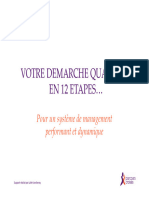 Démarche Qualite en 12 Étapes