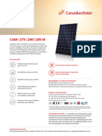 Canadian - Solar-Datasheets-280wp Mono