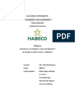 Financial Statement Analysis Project Habeco Group 6 48k01.3