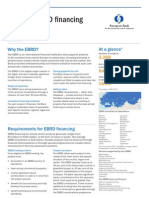 Guide To EBRD Financing: Why The EBRD? at A Glance