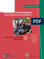 Serie Cuadernos de ESI - Educación Sexual Integral para La Educación Secundaria II