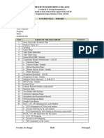 TEC - Course File Index